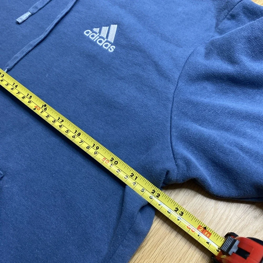 Adidas‎ Original Performance Hoodie SZ L Men Pullover Kangaroo Pocket Logo